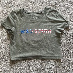 Wild south crop top